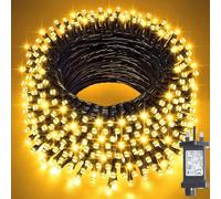 JMEXSUSS 200 LED 66ft Christmas String Lights Outdoor,Warm White Indoor Christmas Tree Lights Plug in,8 Modes Diwali Lights for Outside, Bedroom,Classroom,Wedding,Party,and Home Decorations