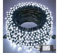 JMEXSUSS 200 LED 66ft Christmas String Lights Outdoor,White Indoor Christmas Tree Lights Plug in,8 Modes Twinkle String Light for Outside, Bedroom,Classroom,Wedding,Party,and Home Decorations