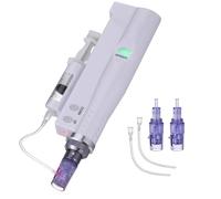 JMFBeauty Electric Derma Pen Rechargeable Adjustable (White)