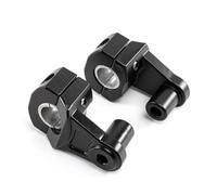 JMFDGS Motorcycle riser 1/2Pcs For 22mm 28mm Bars Motorcycle Handle Bar Handle Fat Bar Mount Clamps Riser Universal For Most Motors Riser With Clamp(2pcs black)
