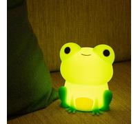 JMG-Myratts Night Light for Kids, Cute Soft Silicone Frog Lamp, Colorful Dimmable Timer Nursery Portable Kawaii Lamps, Bedside Lamp for Baby Toddler Adult[Energy Class G] (Frog)