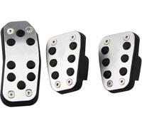 JMGFCW Car Brake Clutch Gas Pedal Cover for Ford New Fiesta MK7 2009-2013,Non-Slip Accelerator Footrest Modified Gas Brake Pad Clutch Pedal Pads Covers Set Accessories Pedals,B Mt/