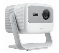 JMGO N1S Tri-Laser Projector - 4K UHD, 3000 ANSI Lumens, Google TV, Dolby & DTS HD Audio, White