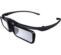 JMGO Rechargeable Active 3D Shutter Glasses - Only Support JMGO DLP-Link 3D Projectors Laser TV, 26 Grams of Weight Fashion Design 3D Glasses, Charge Once can Last 40hr(Black)