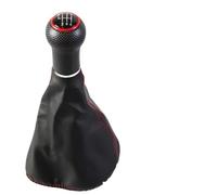 JMGTLSFA Gear Stick Cover Head for VW for Polo 6N 6N2 for Golf 3 MK3 for for Lupo 1996-2001 5/6 Speed Car Accessories Gear Shift Knob(Red 6 Speed 12MM A)