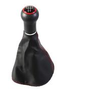 JMGTLSFA Gear Stick Cover Head for VW for Polo 6N 6N2 for Golf 3 MK3 for for Lupo 1996-2001 5/6 Speed Car Accessories Gear Shift Knob(Red 5 Speed 12MM)