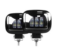 JMGTLSFA Headlight Assemblies 5inch LED Light Bar/Work 30W Angel Eyes Bar Offroad 12V 24V Fog For 4x4 ATV SUV Trucks(2PCS-Square)