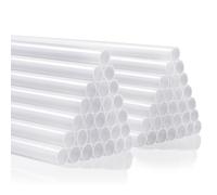 JMIATRY 100 Pcs Cake Dowels, 23cm/9Inch Plastic White Cake Dowel Rods, Cake Dowels for Tiered Cakes Construction and Stacking Supporting(1cm/0.4Inch Diameter)