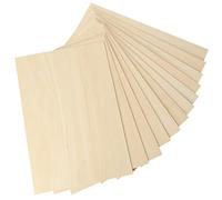 JMIATRY 24 Pcs Balsa Wood Sheets, 300x200x1.5mm Plywood Sheet, Unfinished Basswood Sheets for DIY Crafts Projects, Woodcraft Model, Pyrography, Painting and Engraving