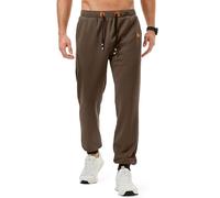 JMIERR Men's Sweatpants Casual Tapered Joggers Drawstring Waist Athletic Workout Track Pants,Brown,M