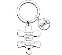 JMIMO Anniversary Valentines Gifts for Her & Him - Romantic Boyfriend Gifts for Wife & Husband: You Were My Missing Piece, Now It's You That Makes Me Complete