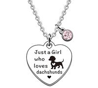 JMIMO Dachshund Gifts Dachshund Necklace for Girls Dachshund Lover Gifts Sausage Dog Gifts for Women