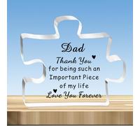 JMIMO Dad Gifts Dad Birthday Christmas Fathers Day Presents for Dad Daddy from Daughter Son - Thank You For Being Such An Important Piece Of My Life