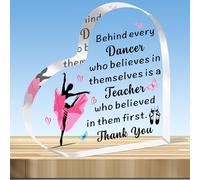 JMIMO Dance Teacher Gifts Appreciation Thank You Dance Teacher Gifts for Women Ballet Teacher Gift Keepsake