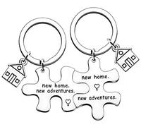 JMIMO New Home Gifts Housewarming Gifts for Couple Relatives Friend First Home Keyring