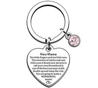 JMIMO New Mum Gifts Heart Keyring for New Mummy First Time Mum Gifts for Mama Mummy