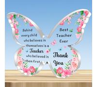 JMIMO Teacher Gifts for Women Beautiful Butterfly Shape Appreciation Teacher Gifts Keepsake Best Teacher Gifts