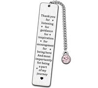 JMIMO Thank You Bookmark for Women Teacher Mentor Boss Friends Colleagues Coworker