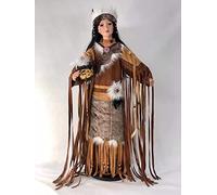 Jmisa 30" Porcelain Indian Doll