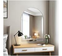 JMITHA Bathroom Mirror Arched Mirror Wall 40 x 60 cm Frameless Polished Edge HD Glass Wall Mirrors for Bedroom Living Room Bathroom Hallway Bedroom Entryway
