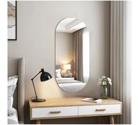 JMITHA Oval Bathroom Mirror 30 x 60 cm Arched Bathroom Wall Mirror Frameless HD Glass Wall Mirrors for Living Room Bathroom Hallway Bedroom Entryway