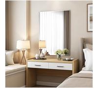 JMITHA Wall Mirror Bathroom Mirror Frameless 40x60cm Modern HD Glass Rectangle Wall Mirrors for Living Room Hallway Bathroom Bedroom