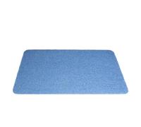 JML Bath Mat Non Slip Anti Mould - Bathroom Mats for Inside the Bath or Shower - Quick Dry Soft Bathmat lets Water Pass Through (Blue, 60 x 40 cm (Rectangular))