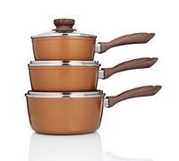 JML Copper Stone Pans: Saucepans (8 pcs)