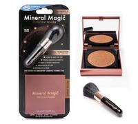 JML Mineral Magic Makeup Perfection Powder - Long Lasting Pressed Face Powder Foundation Covers Conceals, Corrects and Q10 Hydrates - Make Up to Cover Fine Lines Blemishes and Dark Circles - Mocha