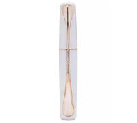 JML NuYou Eyebrow Trimmer - Brow Shaper with Micro-Precision Trimming Head - Hypoallergenic 18K Gold-Plated Eyebrow Razor, LED-Lit Trimmers, Portable for On-The-Go Quick Touch-ups