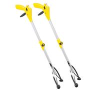 JML VivaLife / Gopher Pro - Easy Grabber Stick & Reacher - Lightweight, Foldable with Suction Cup Grip-Lock, 1m Litter Picker for Hard-to-Reach Items, Designed for Elderly and Disabled | 2pk