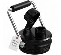 Jmoe USA Improved Jug Lid for RTIC Outback Half Gallon and One Gallon Jugs | Replacement Lid With Upgraded Features, Better Cap, Rubber Grip, Thicker Steel, and Better Gasket