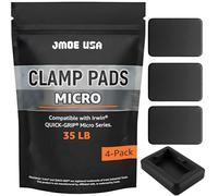 Jmoe USA Replacement Clamp Pads Compatible With Irwin QUICK-GRIP Micro Clamps, Non-Marring High-Grip Surface, Durable Polymer Covers, Woodworking Accessory