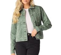 JMOJO Denim Jackets Women - 100% Cotton Trucker Casual Ladies Denim Jackets in Regular Fit & Plus Sizes with Waist Adjuster - Jackets for Women UK - Perfect for Beach Party Picnic Outing