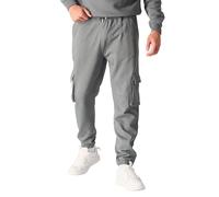JMOJO - Sweatpants Mens - Tracksuit Bottoms Men Fleece for Jogging - Joggers for Men UK - Elasticated Waist & Cuff with 3D Cargo Pockets - Running Gym Sweatpants