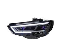 JMOLXURI Headlamps Assembly For A3 2013-2016 LED Headlight Headlights S3 DRL Turn Signal good Beam Angel Eye Projector Lens Head Lamp(RHD,Is Halogen)