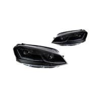 JMOLXURI Headlamps Assembly For VW For Golf 7 MK7 2013-2017 LED Headlight Headlights DRL Head Lamp Dynamic Signal Lens Automotive Accessories Car Styling(Black All LED)