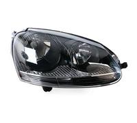 JMOLXURI Headlamps Assembly For VW For Sagitar MK5 2006-2011 Headlight Head Lamp White Black Front Bumper Light Car Accessories(6 pins,Black 1 Right)