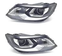 JMOLXURI Headlamps Assembly For VW For Tiguan 2013 2014 2015 2016 2017 2pcs Front Bumper Headlight Headlamp Head Light Lamp