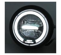 JMOLXURI Motorcycle Headlamp For Softtail For Choppers For Custom 12V Motorcycle 6.3inch Vintage Universal LED Headlight Good Low Beam Headlamp Motorbike Headlight Light(White light)