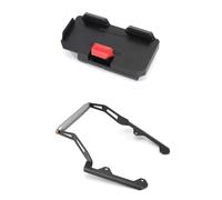 JMOLXURI Motorcycle Navigator Holder For Aprilia SR For GT200 For GT200 12mm/22mm Motorcycle Accessories GPS Navigation Bracket Wireless Charging Support Crossbar Expansion(Set - 22MM)