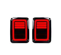 JMOLXURI Tail Light Lamp For Jeep For Wrangler 2007-2017 JK For JKU With Break Back Up Light Reverse Turn Parking Signal Lamp Assembly LED Tail Lights Smoke Lens(E*u Version)