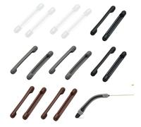 JMOOT Anti Slip Glasses Ear Grips, 8 Pairs Glasses Ear Cushions Hooks Grip Silicone Eyeglass Temple Tips Retainers for Sunglasses Reading Glass