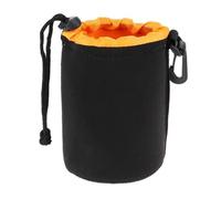 JMORCO Camera Bag 1Pcs Camera Lens Pouch Waterproof Video Camera Lens Pouch Bag Case Full Size S M L XL Camera Lens Protector(Yellow M)