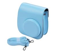 JMORCO Camera Bag Portable Instant Camera Case Bag Holder PU Leather with Shoulder Strap Compatible(Blue)