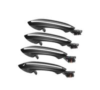 JMORCO Car Outer Door Handle 4X Black Outside Exterior Door Handle Set for 5 6 7 Series F07 F10 F11 F06 F12 F13 F01 F02 51217231931 51217231934