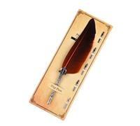 JMORCO Dip Pen Quill Pen Dip Water Retro Board Beginner Calligraphy Decorative Replacement Tip Cardboard(Color02)