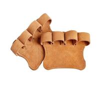 JMORCO Gym Hand Grips Cowhide Ventilated Weight Lifting Gloves Men Women Gym Workout Gloves for Fitness Weightlifting Pull Ups Palm Protection Support(Yellow,M)