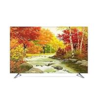 JMORCO Outdoor TV Cover TV Cover Protection Dust Cover Household Hanging TV Dust Cloth 19-70 Inches Living Room Decoration for Televisions(03,24 Inch)