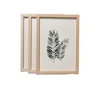 JMORCO Pet Memorial Picture Frames 3pcs Black White Apricot A4 A3 Solid Wood Photo Frame Mounted On The Wall Or Desktop Poster Comes With Hardware(Wood-3pcs,21x30cm(A4))